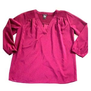Ann Taylor Burgundy Blouse
